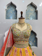 "RANG MAHAL MULTICOLOR LEHENGA" image 1
