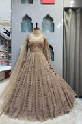 "IVORY GOLD OPULENCE LEHENGA" image 0