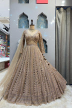 "IVORY GOLD OPULENCE LEHENGA" image 0