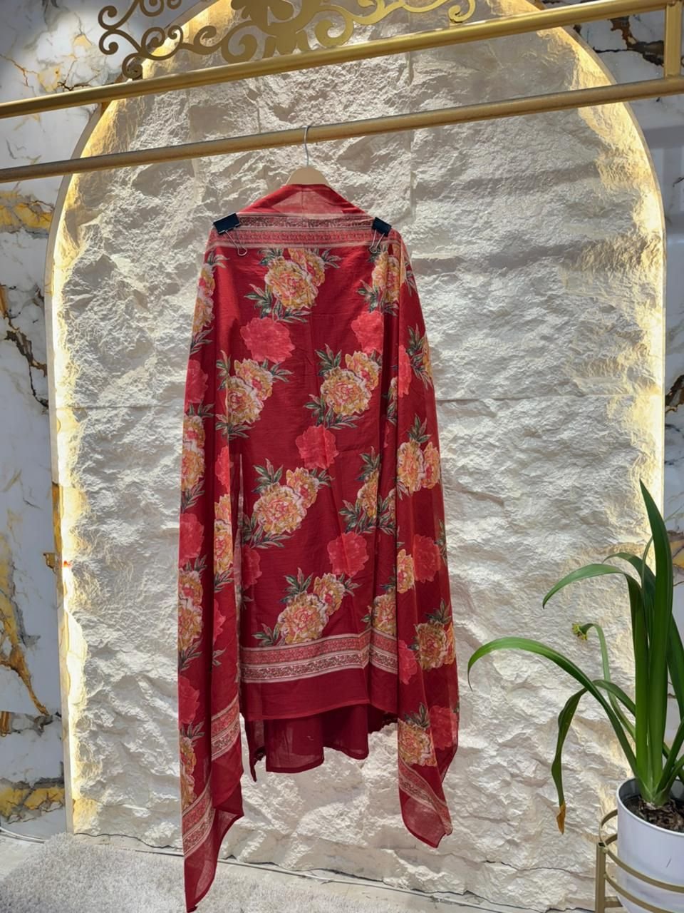 "CRIMSON BLOOM DESIGNER SUIT" image 4