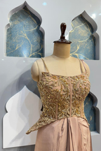 "CHAMPAGNE GOLD REGAL INDO WESTERN" image 2
