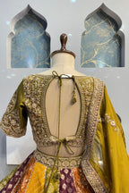 "RAJWADI RANG MAHAL LEHENGA" image 5
