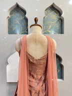 "ROSE GOLD ELEGANCE SHARARA" image 4