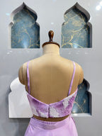 "LAVENDER ELEGANCE INDO-WESTERN" image 5