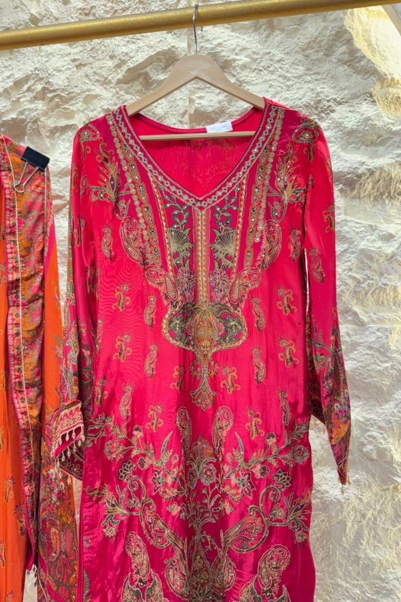 "ROYAL GULNAAR PAISLEY FESTIVE SUIT" image 1