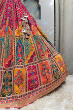 "GULBAGH MULTICOLOUR LEHENGA" image 3