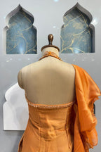 "SAFFRON GLOW ROYAL SHARARA" image 5