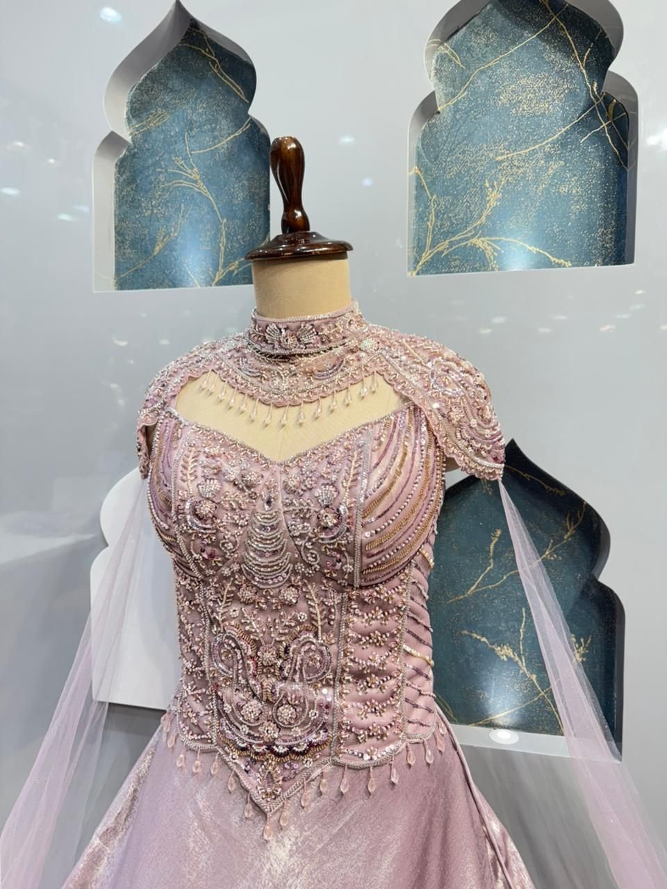 "BLUSH ROYALE LEHENGA" image 2