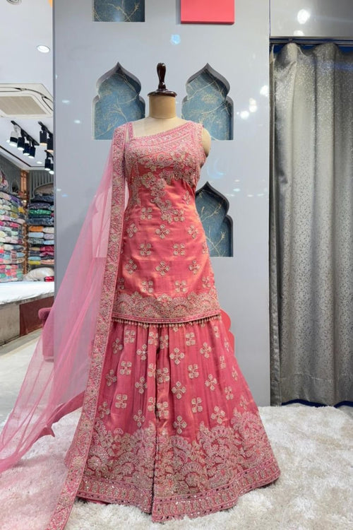 "PINK BLOSSOM HERITAGE SHARARA" image 0