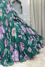 "BLOOM PRINT LEHENGA" image 3