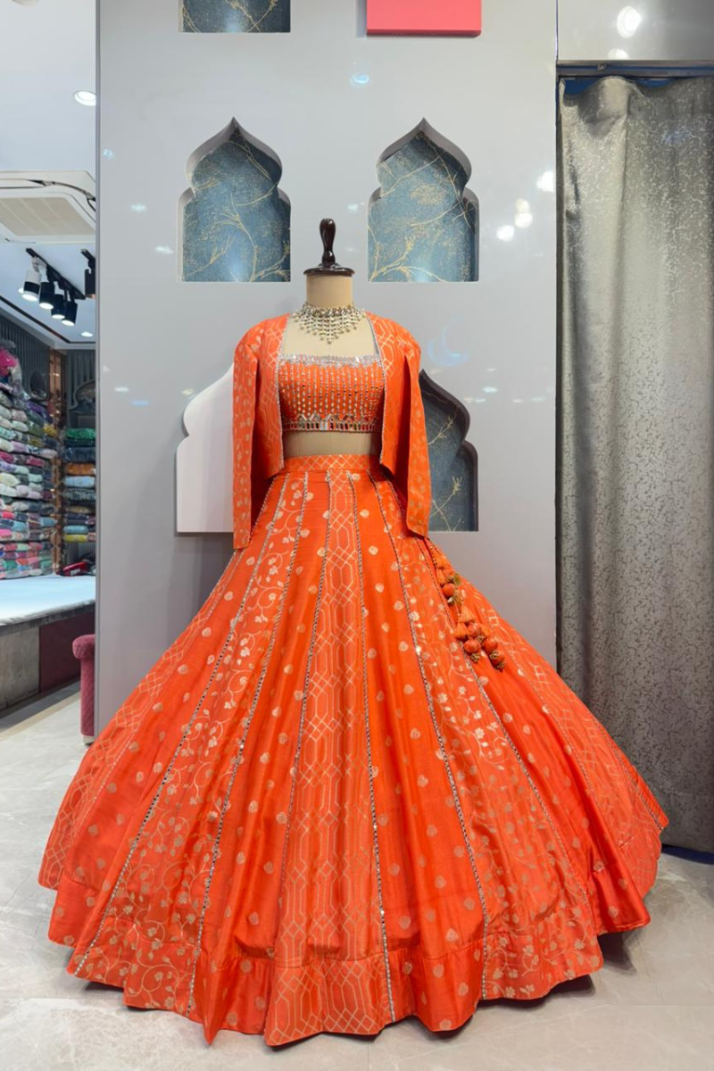 "KESARI NOOR LEHENGA" image 0