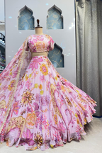 "ROSE BLOOM LEHENGA" image 4