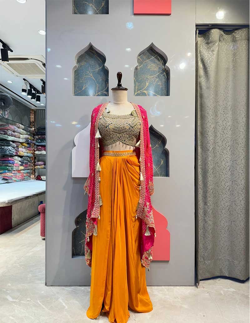 DRAPING SKIRT image 0