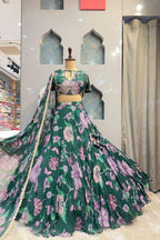 "BLOOM PRINT LEHENGA" image 0