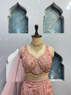 "BLUSH PINK EMBELLISHED MERMAID" image 1