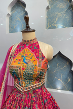"GULBAGH MULTICOLOUR LEHENGA" image 1