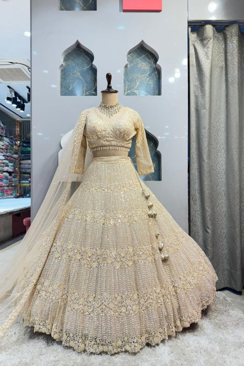 "IVORY ROYALE LEHENGA" image 0