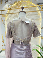 "MISTY LAVENDER GLAM SAREE" image 4