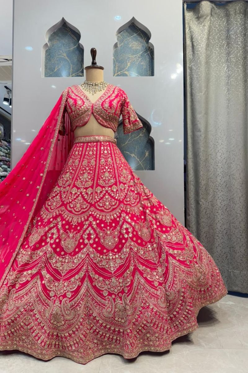 "RANI EMBROIDERED LEHENGA" image 4