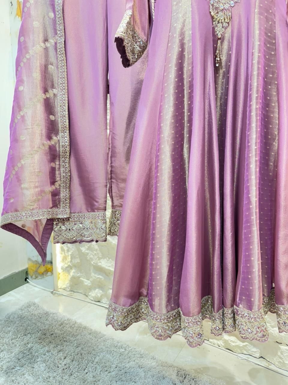 "MAUVE MAJESTY ANARKALI" image 2