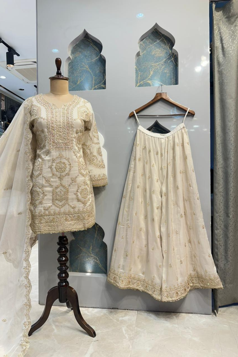 "NOOR-E-IVORY SHARARA" image 5