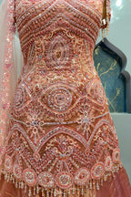"BLUSH PINK ELEGANCE SHARARA" image 5