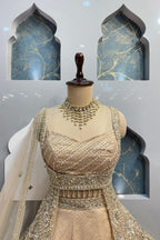 "GOLDEN HEIRLOOM MAJESTY LEHENGA" image 2