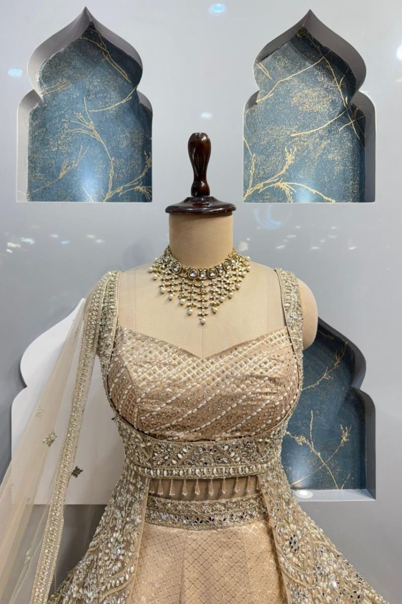 "GOLDEN HEIRLOOM MAJESTY LEHENGA" image 2