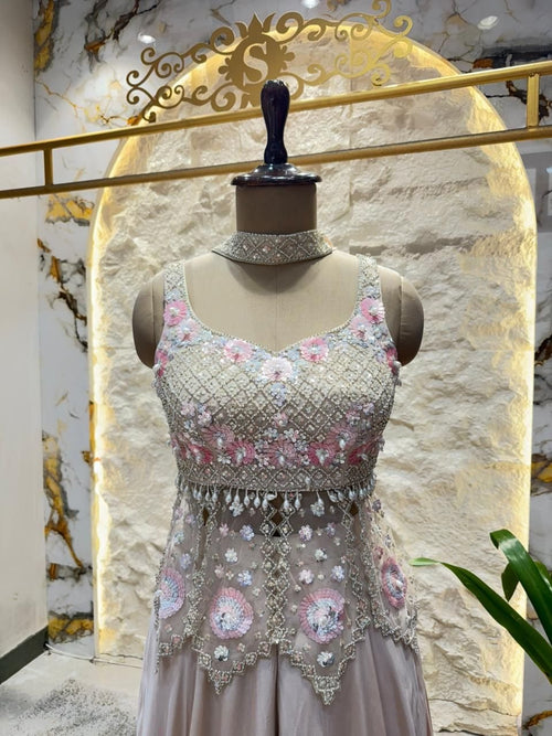 "BLUSH BLOSSOM INDO-WESTERN" image 1