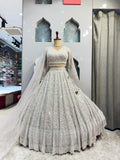 "IVORY ROYALE BRIDAL LEHENGA" image 0