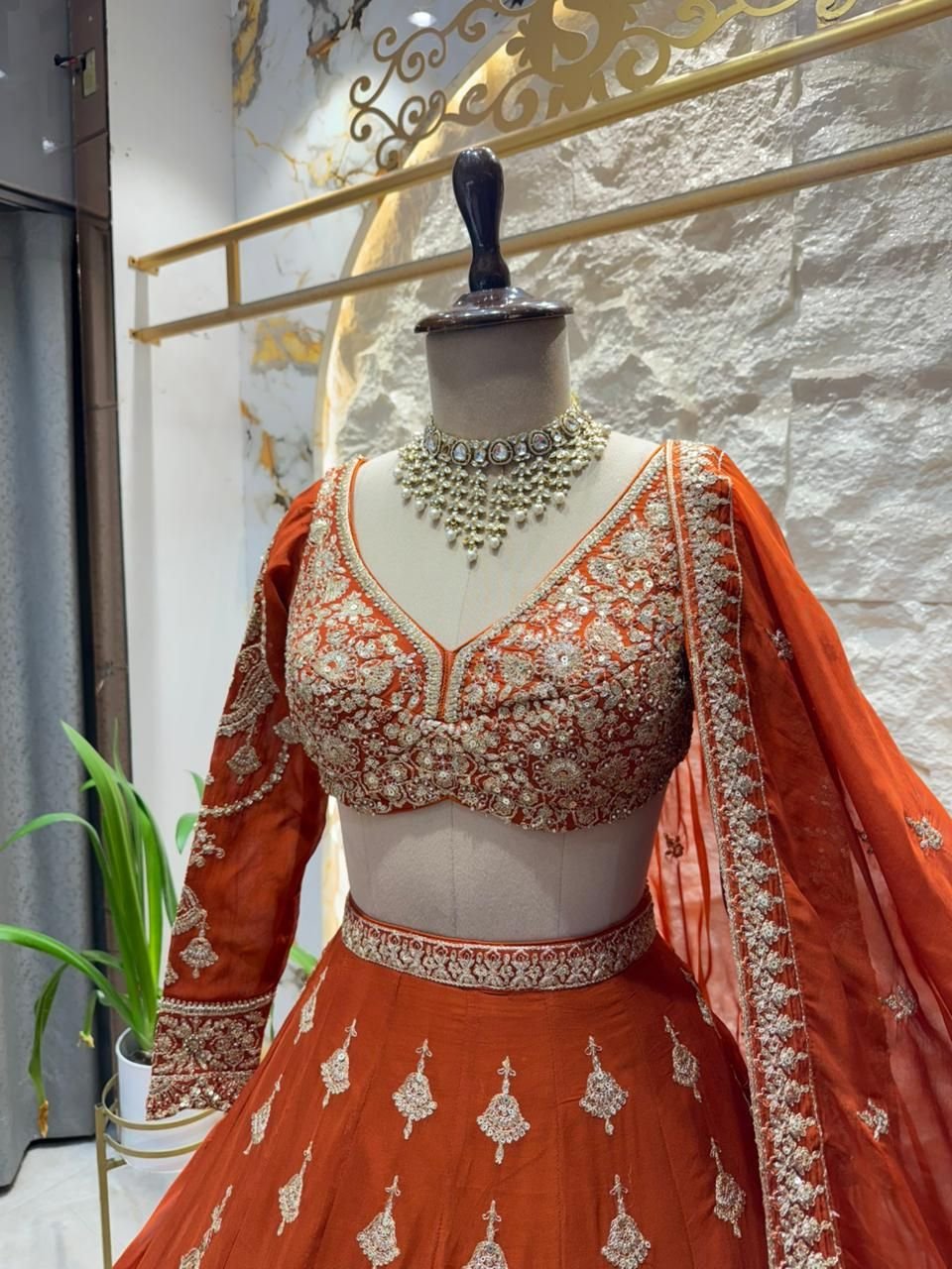"SIENNA SPARK EMBROIDERED LEHENGA" image 2
