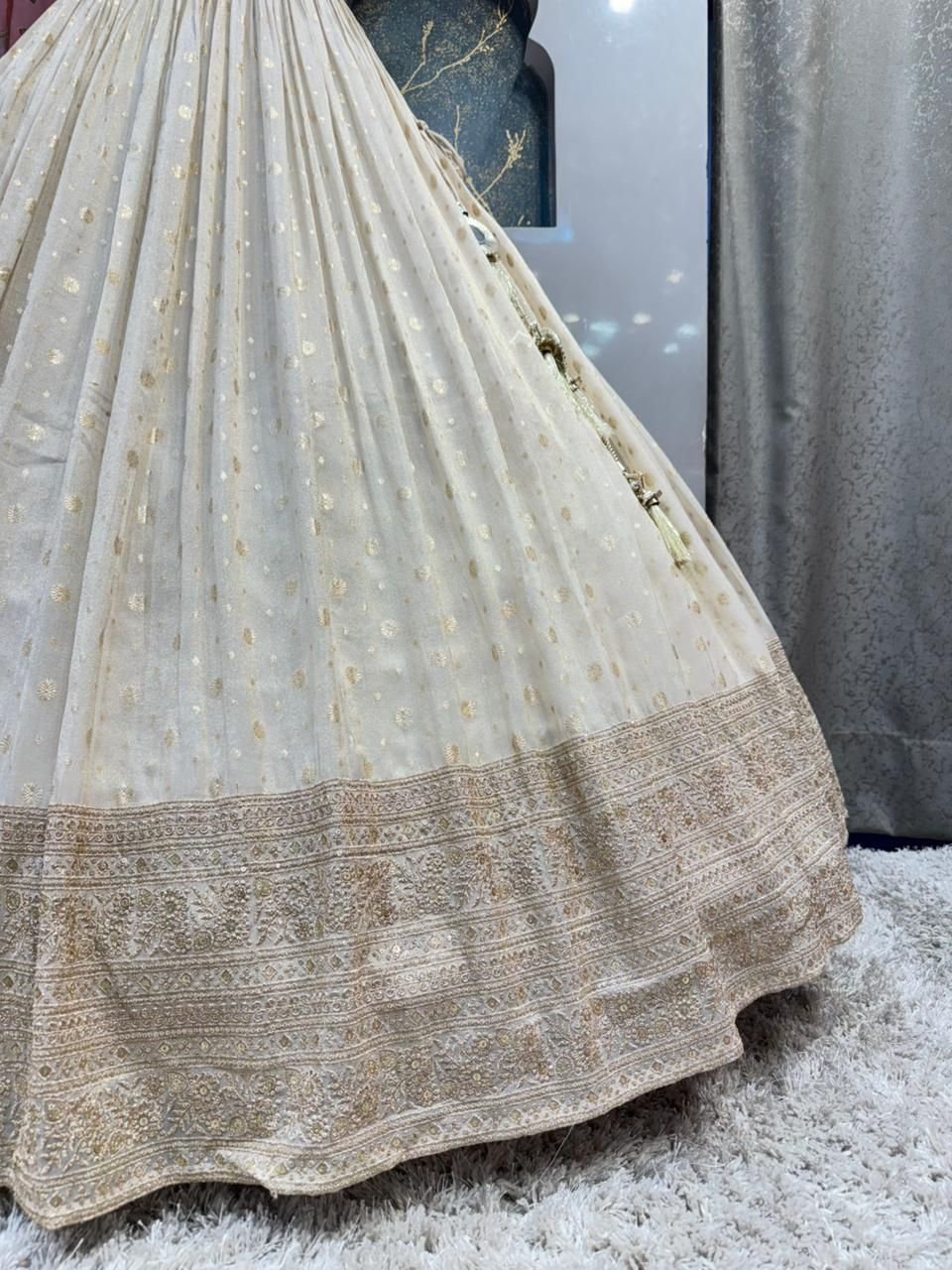 "PEARL ROSE COUTURE LEHENGA" image 3