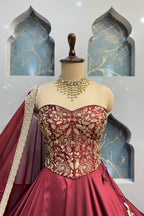 "RUBY ROYALE LEHENGA" image 1