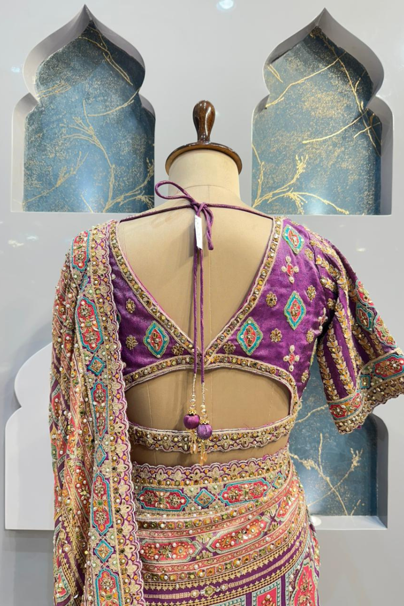 "OPULENT ETHNIC ELEGANCE SAREE" image 4