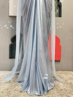 "ICE BLUE EMBELIISHED INDOWESTERN" image 4