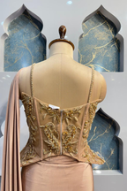 "CHAMPAGNE GOLD REGAL INDO WESTERN" image 4