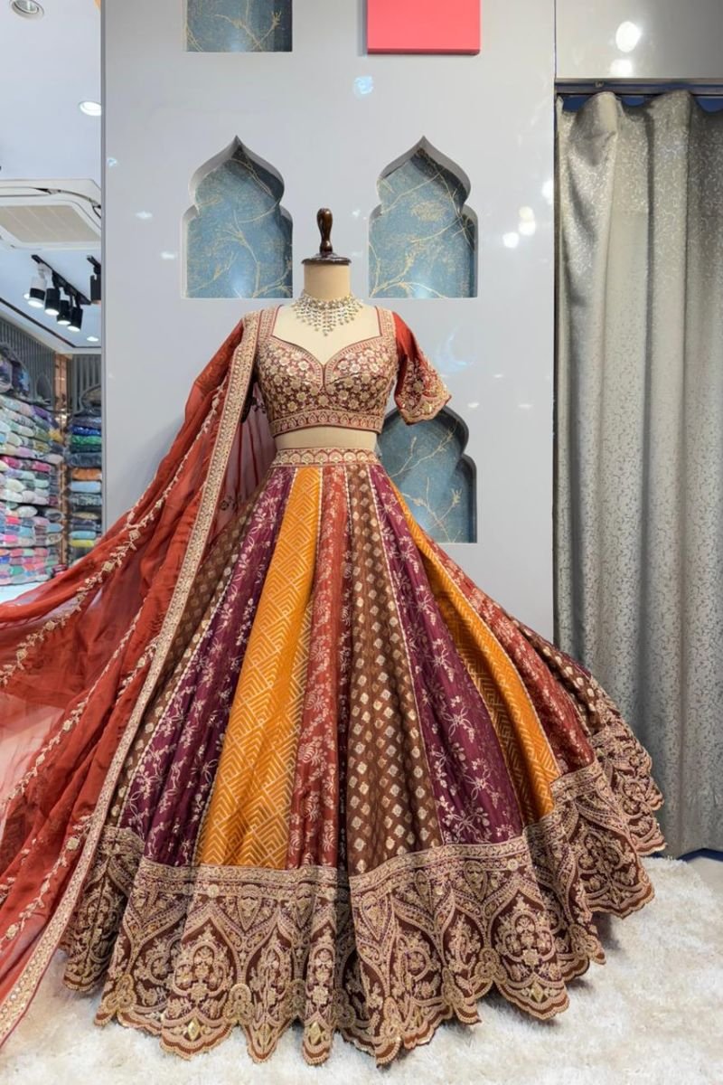 "ROYAL PASTEL SYMPHONY LEHENGA" image 0