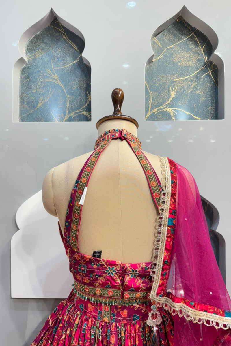 "GULBAGH MULTICOLOUR LEHENGA" image 2