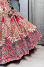 "ROYAL PATCHWORK LEHENGA" image 3
