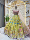 "CANDY BLOOM COUTURE LEHENGA" image 0