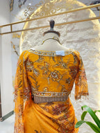 "SUNSET GLOW EMBROIDERED SAREE" image 4
