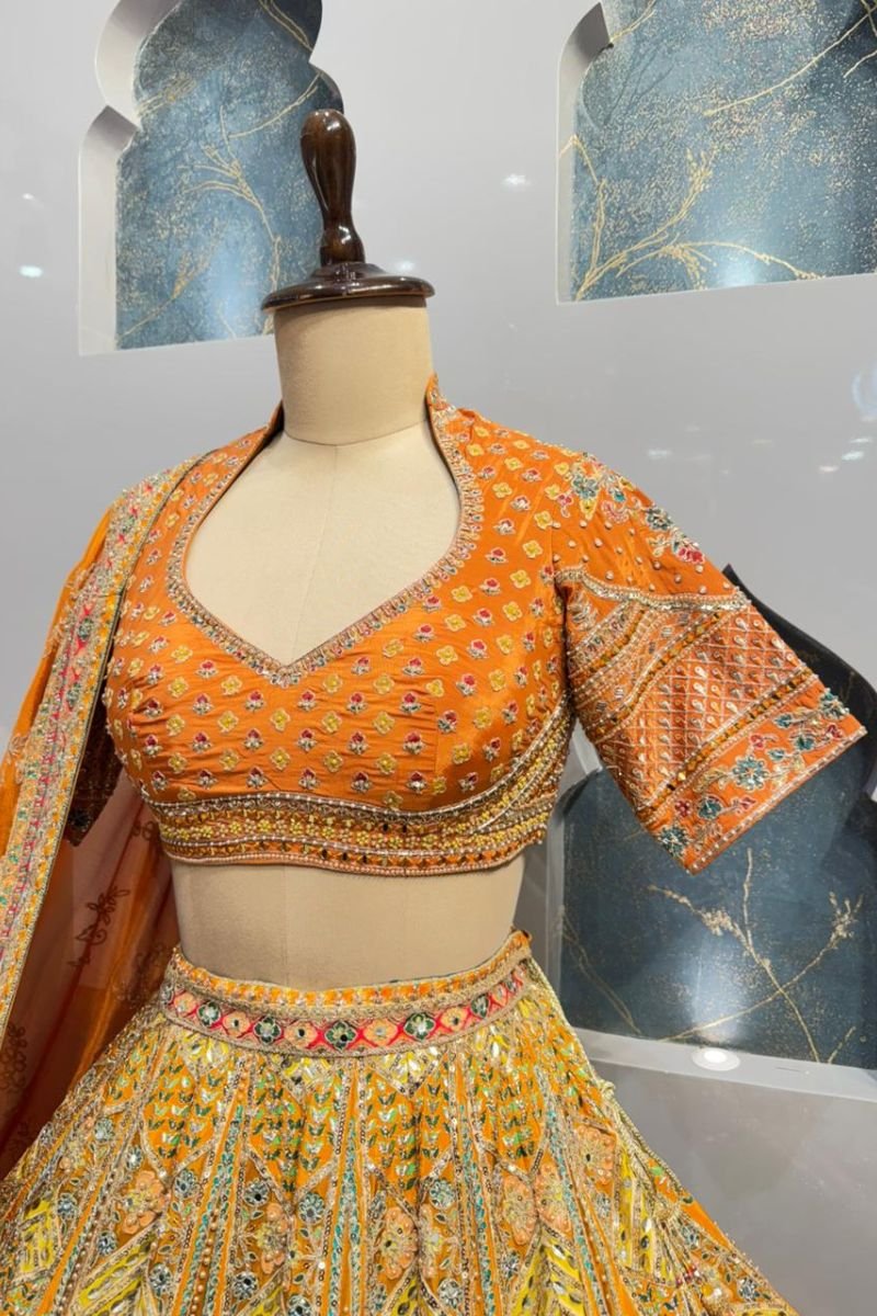 "FESTIVE MULTICOLOUR LEHENGA" image 2