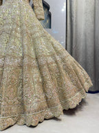 "SAGE GOLD ROYAL LEHENGA" image 3