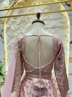 "BLUSH EMBELLISHED LEHENGA" image 4