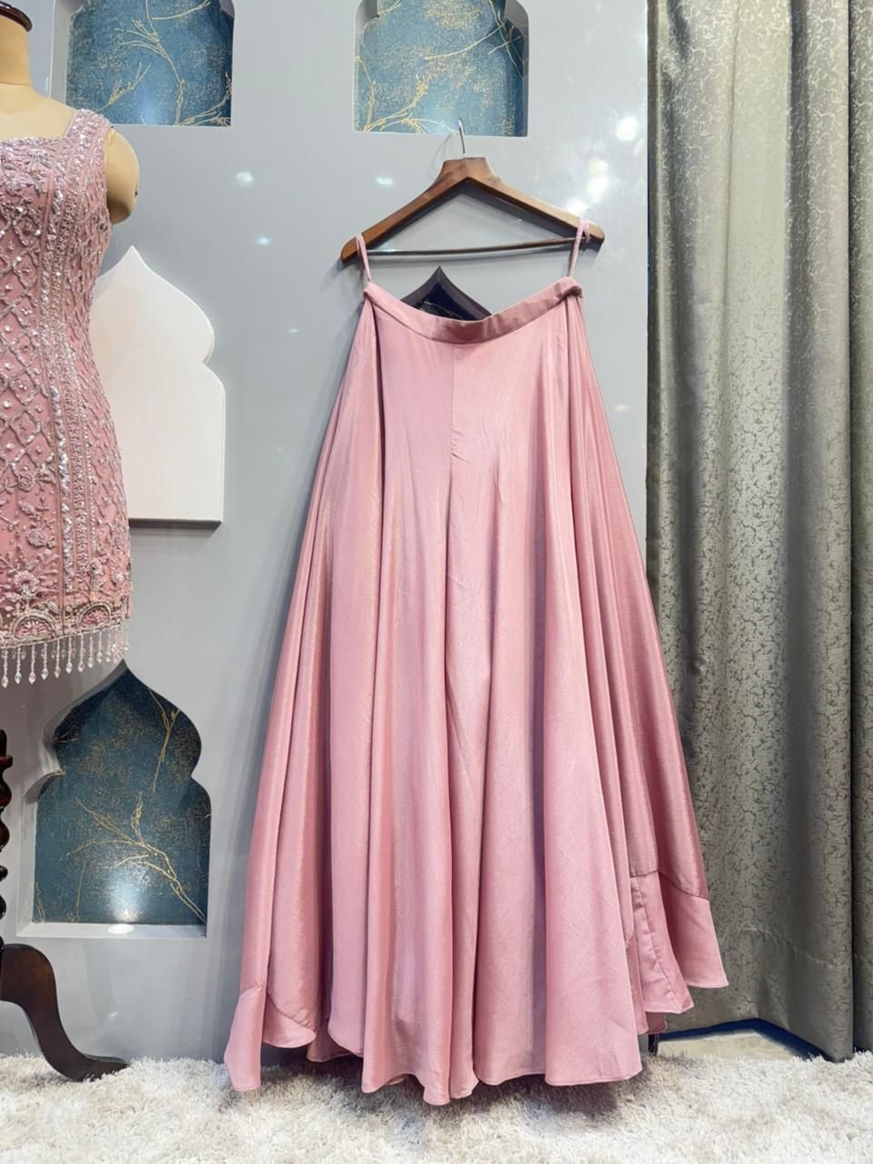 "BLUSH PINK EMBELLISHED SHARARA" image 3