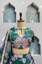 "BLOOM PRINT LEHENGA" image 1