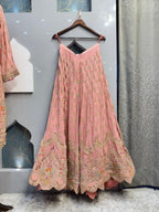 "BLUSH ROYALE EMBROIDERED SHARARA" image 3