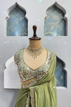 "FOREST GLOW MODERN SAREE" image 1