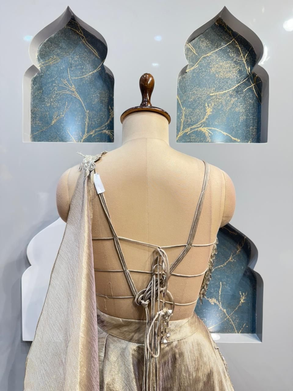 "PEARL GLOW DESIGNER LEHENGA" image 5