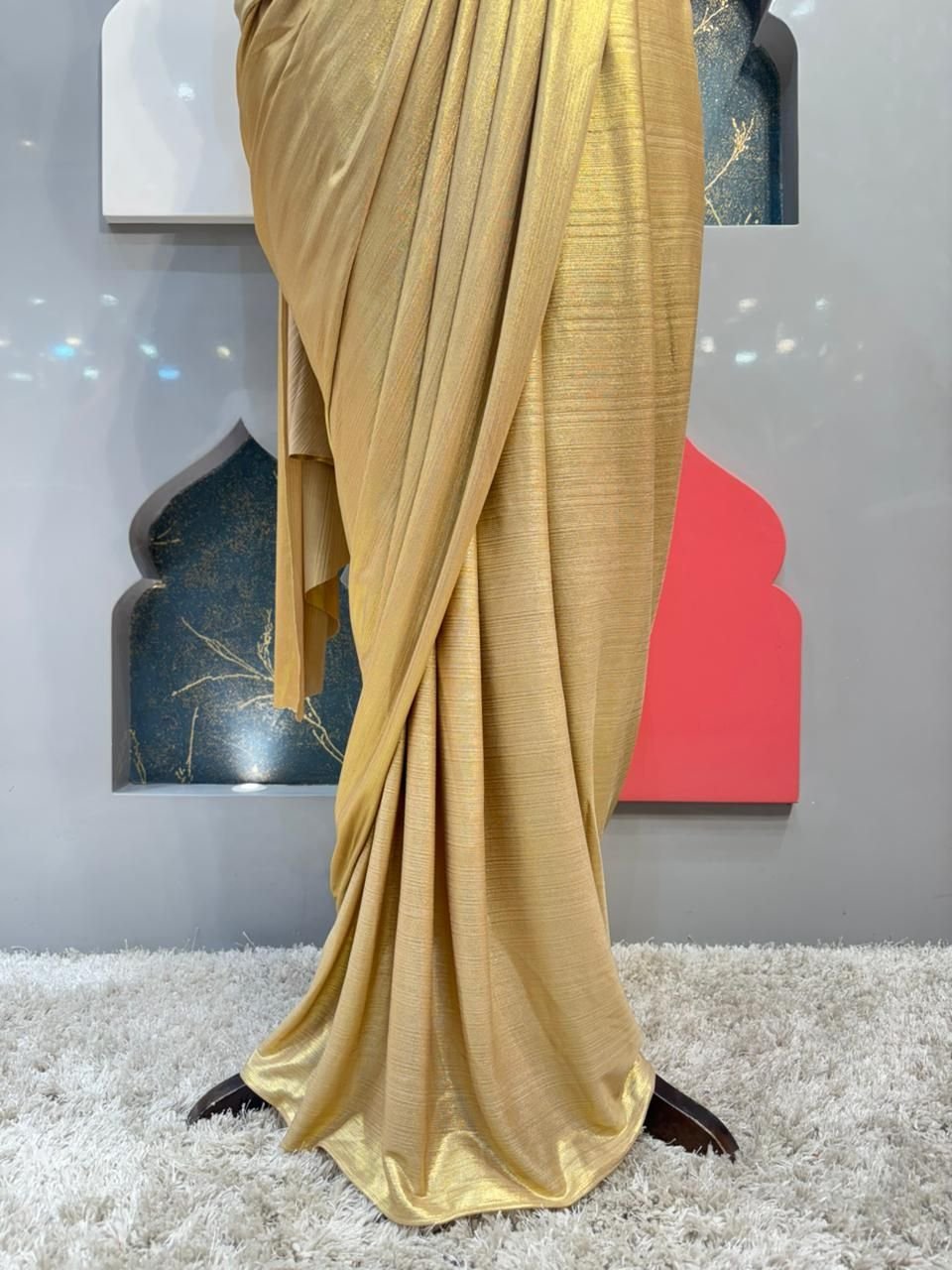 "REGAL GOLD DRAPE INDO-WESTERN" image 3